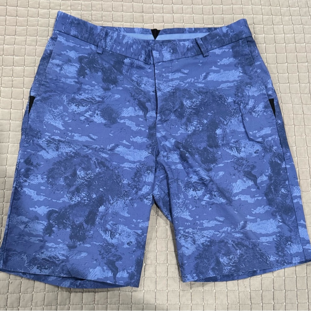Nike Blue Camo Golf Shorts
